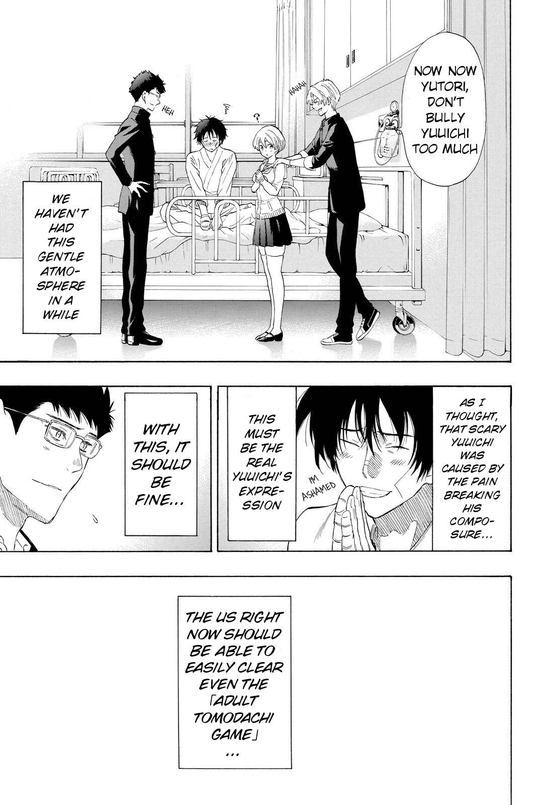 Tomodachi Game Chapter 34 page 35 - Chapter 34: To be Honest I... I was Lying