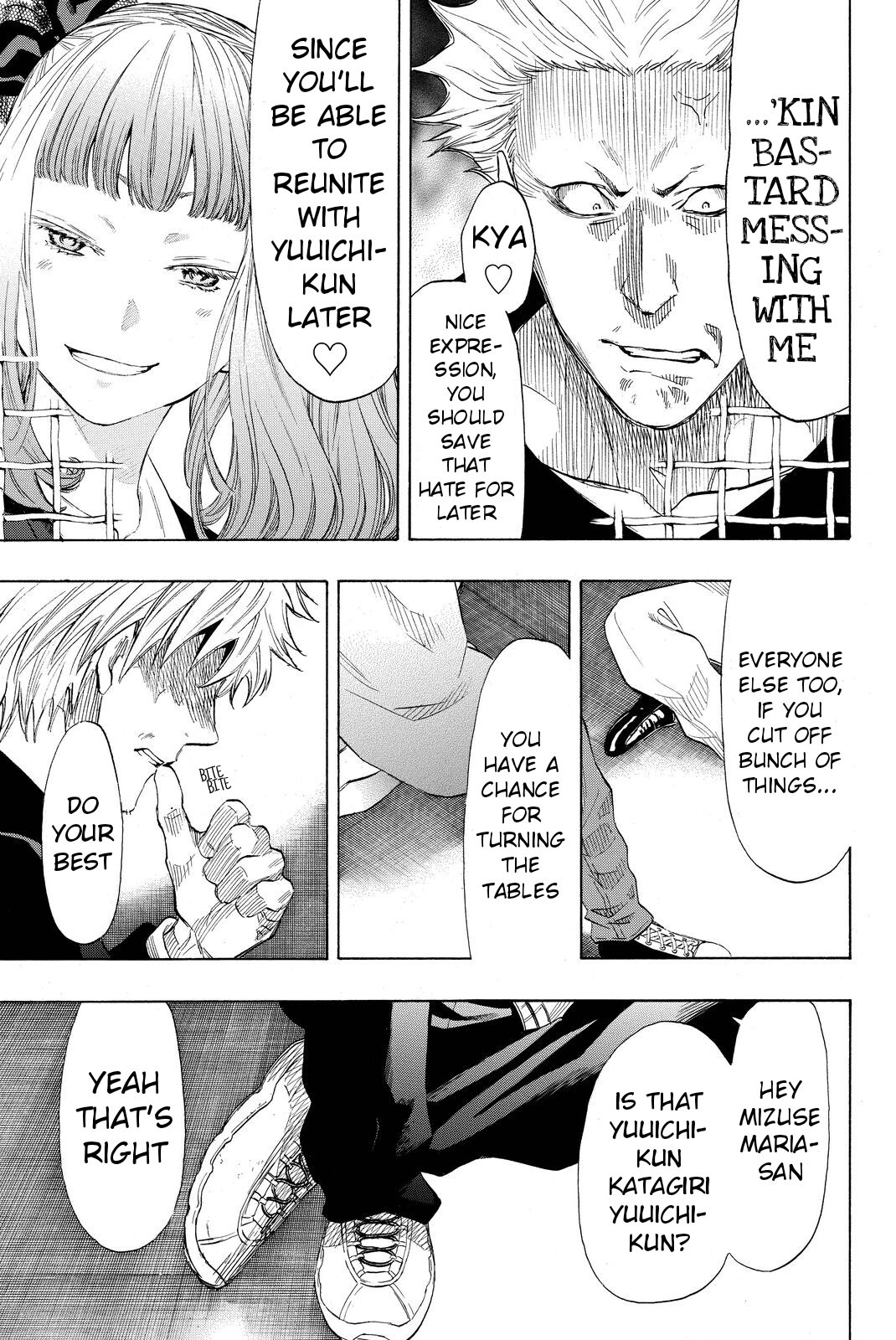 Tomodachi Game Chapter 34 page 37 - Chapter 34: To be Honest I... I was Lying