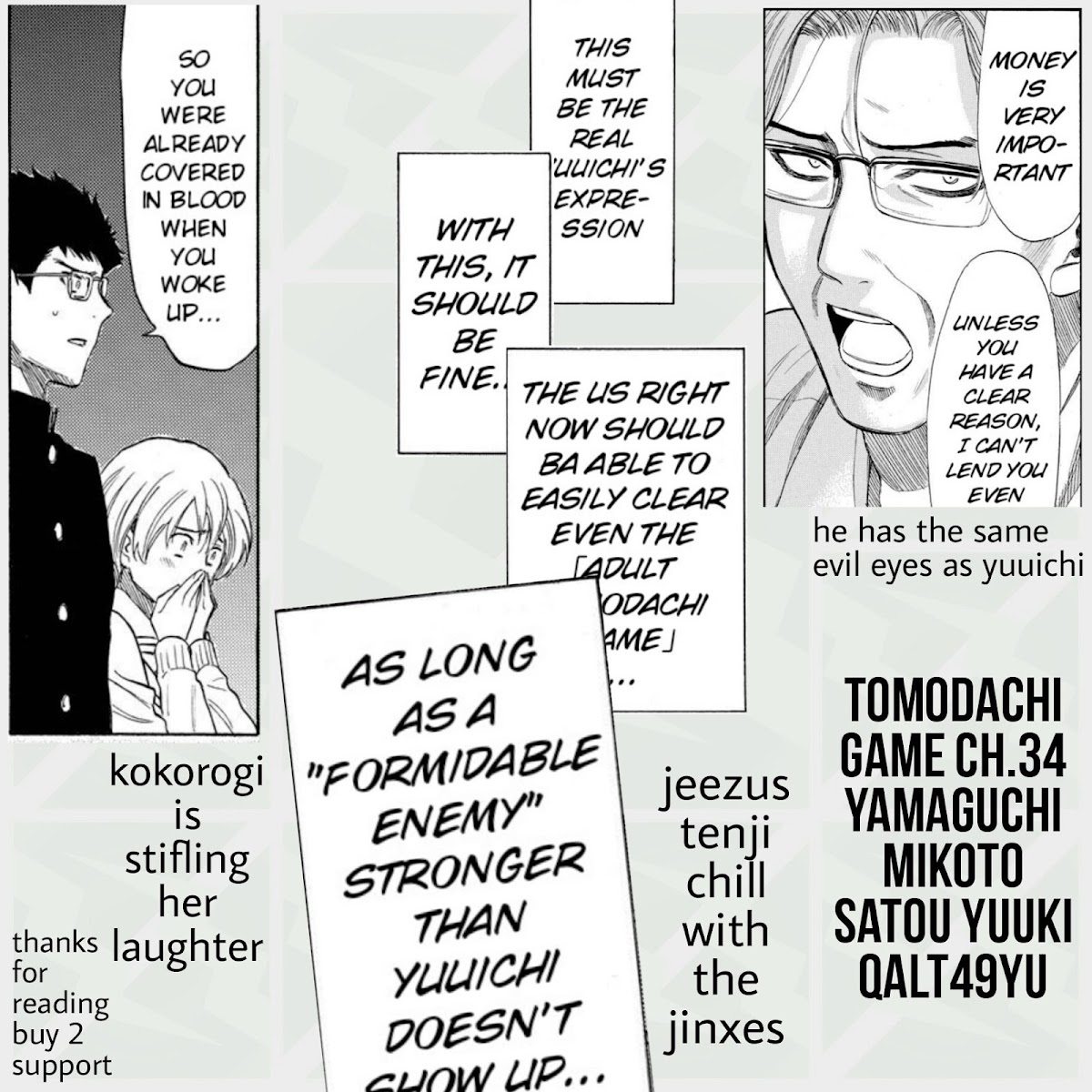 Tomodachi Game Chapter 34 page 39 - Chapter 34: To be Honest I... I was Lying