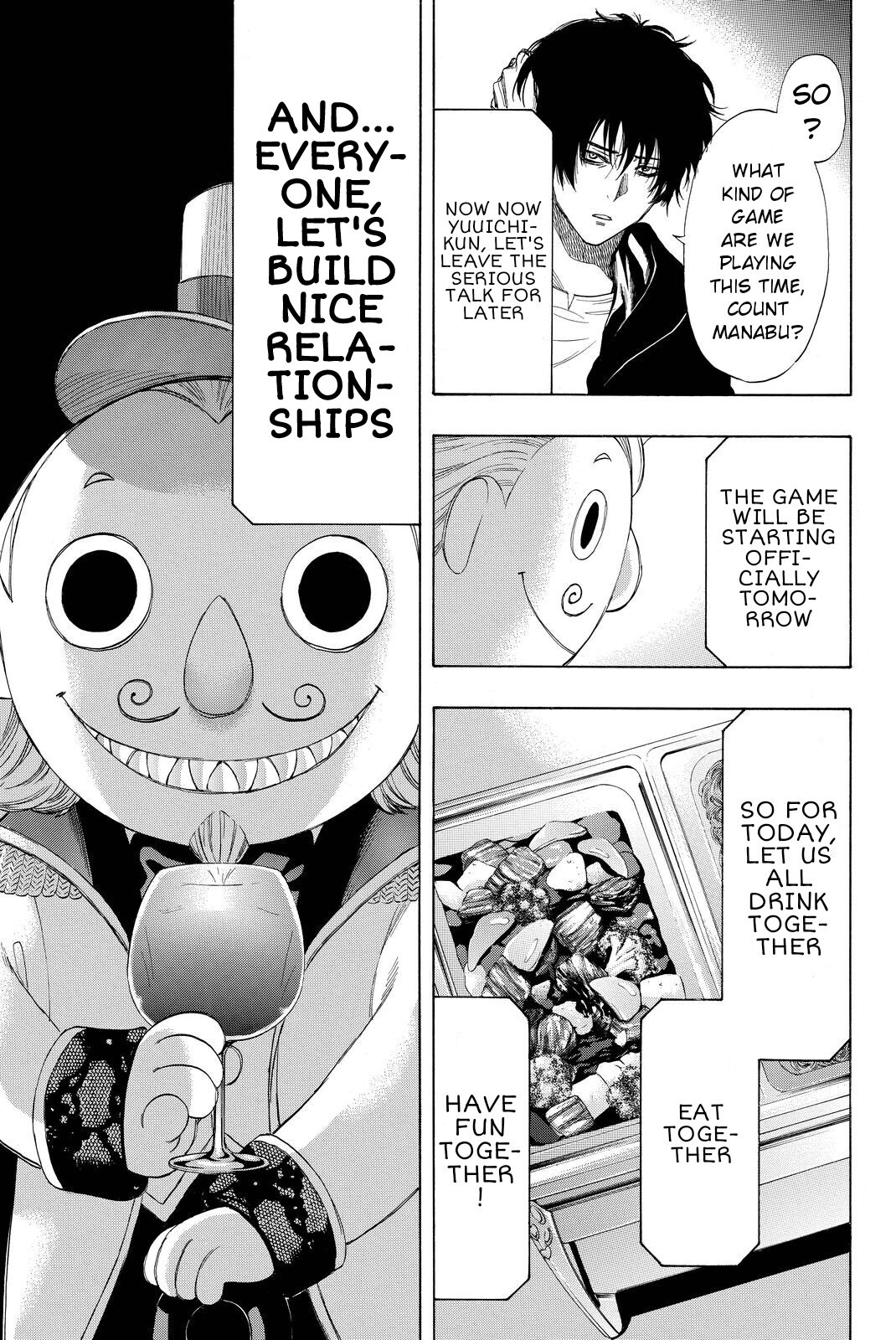 Tomodachi Game Chapter 35 page 22 - Chapter 35: Everyone Let's Build Nice Relationships