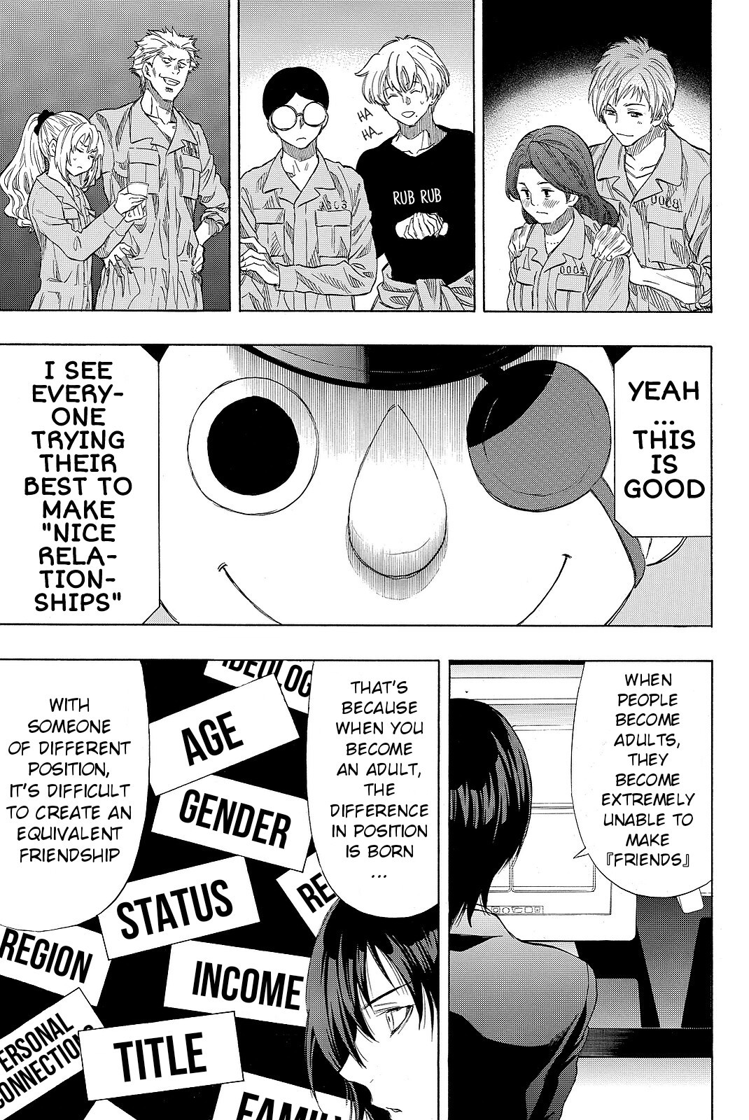Tomodachi Game Chapter 38 page 27 - Chapter 38: Now Everyone Make Your Calculations and... Create "Nice Relatio...