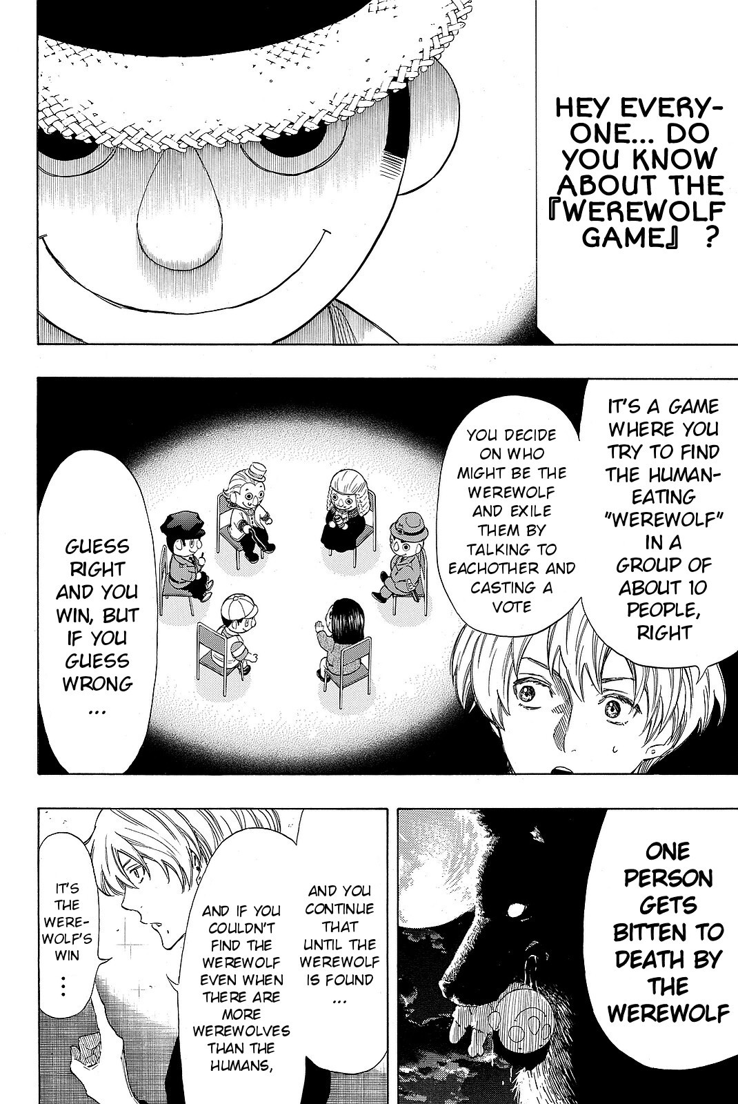 Tomodachi Game Chapter 40 page 6 - Chapter 40: Do You Know About the『Werewolf Game』?