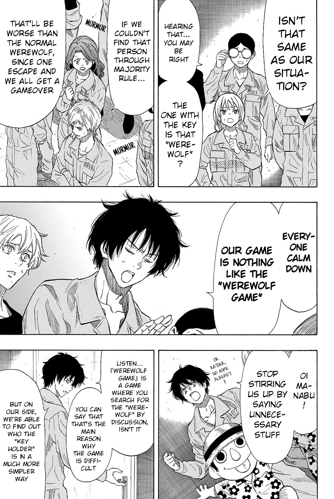 Tomodachi Game Chapter 40 page 7 - Chapter 40: Do You Know About the『Werewolf Game』?