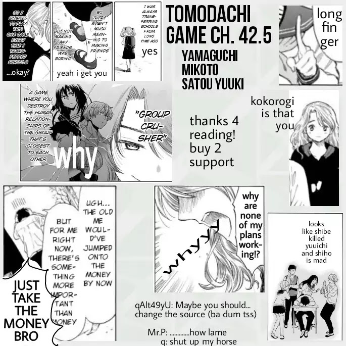 Tomodachi Game Chapter 42.5 page 35 - Chapter 42.5: Live-Action Anniversary Special Non-Serialized Episode