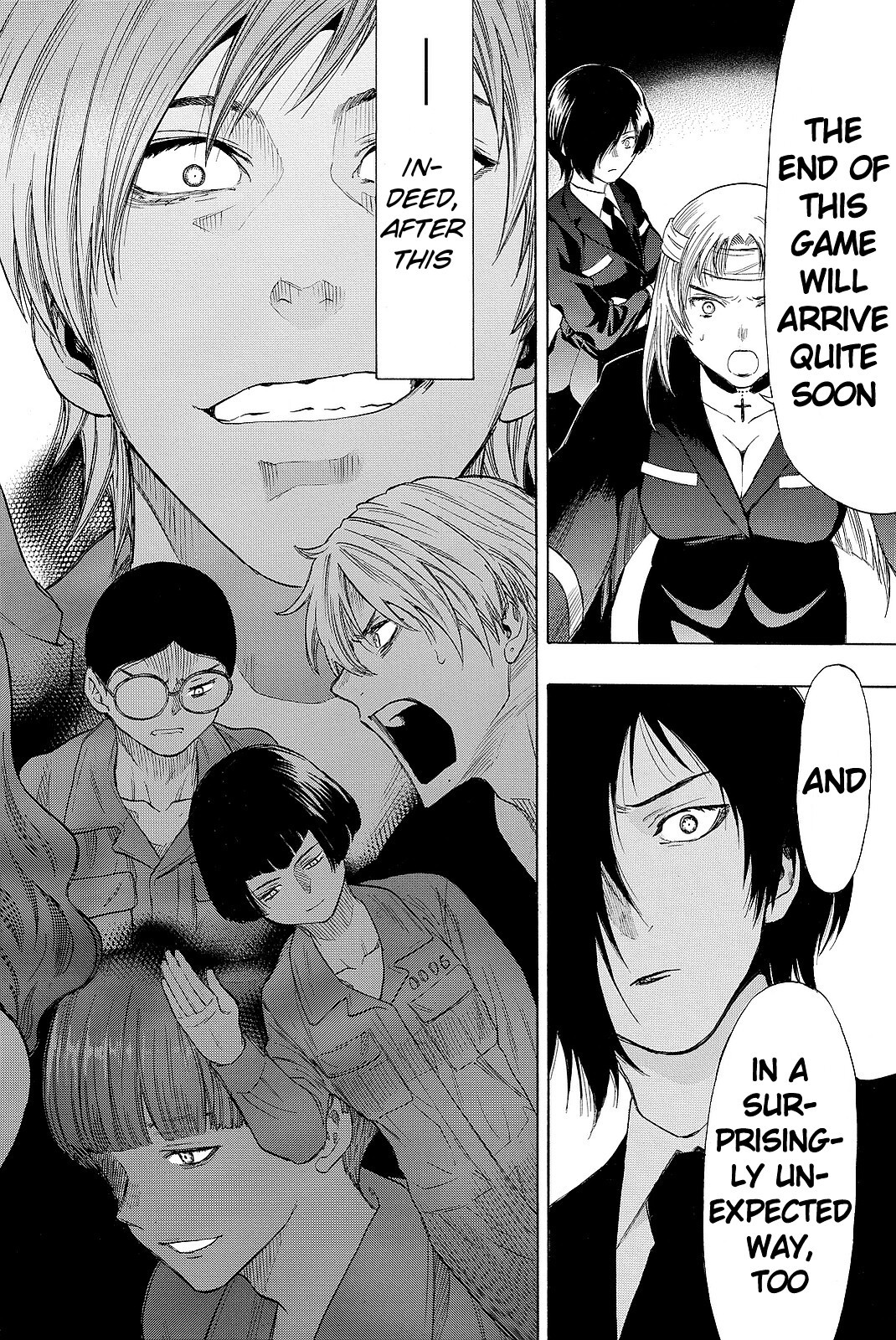 Tomodachi Game Chapter 42 page 38 - Chapter 42: We Never Imagined Something Like This to Happen