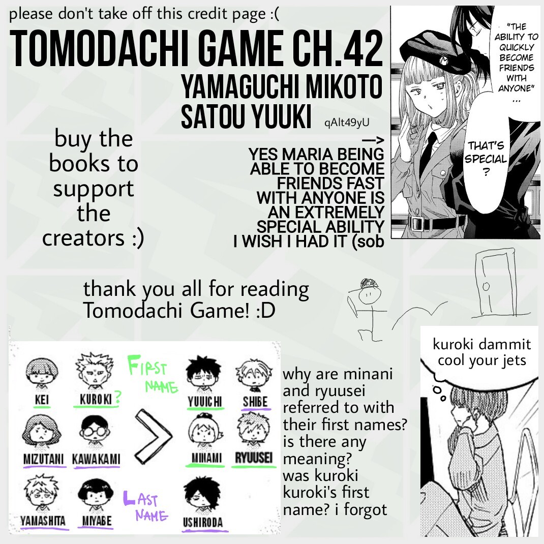 Tomodachi Game Chapter 42 page 41 - Chapter 42: We Never Imagined Something Like This to Happen