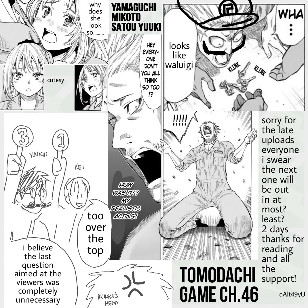 Tomodachi Game Chapter 46 page 33 - Chapter 46: This is an Important News for You