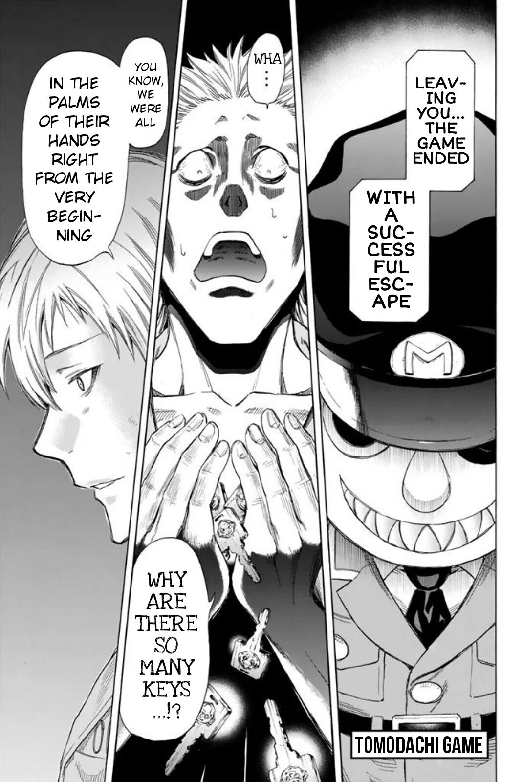 Tomodachi Game Chapter 47 page 1 - Chapter 47: This Game Ended Because There was an Escapee