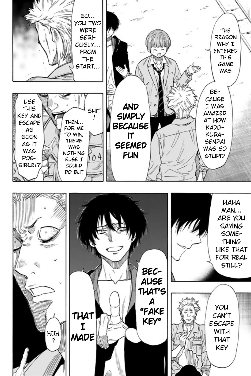 Tomodachi Game Chapter 47 page 8 - Chapter 47: This Game Ended Because There was an Escapee