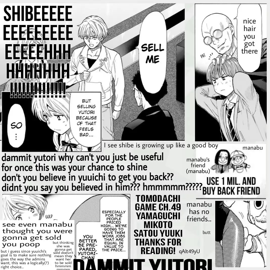 Tomodachi Game Chapter 49 page 34 - Chapter 49: People Are Not Equal