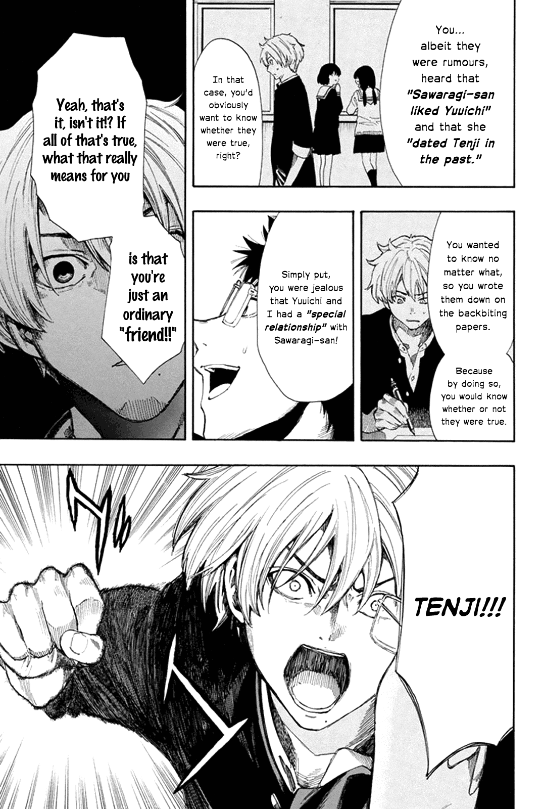 Tomodachi Game Chapter 5 page 22 - Chapter 5: I'm Sure You Gys Have Much to Say, Don't 'cha..?