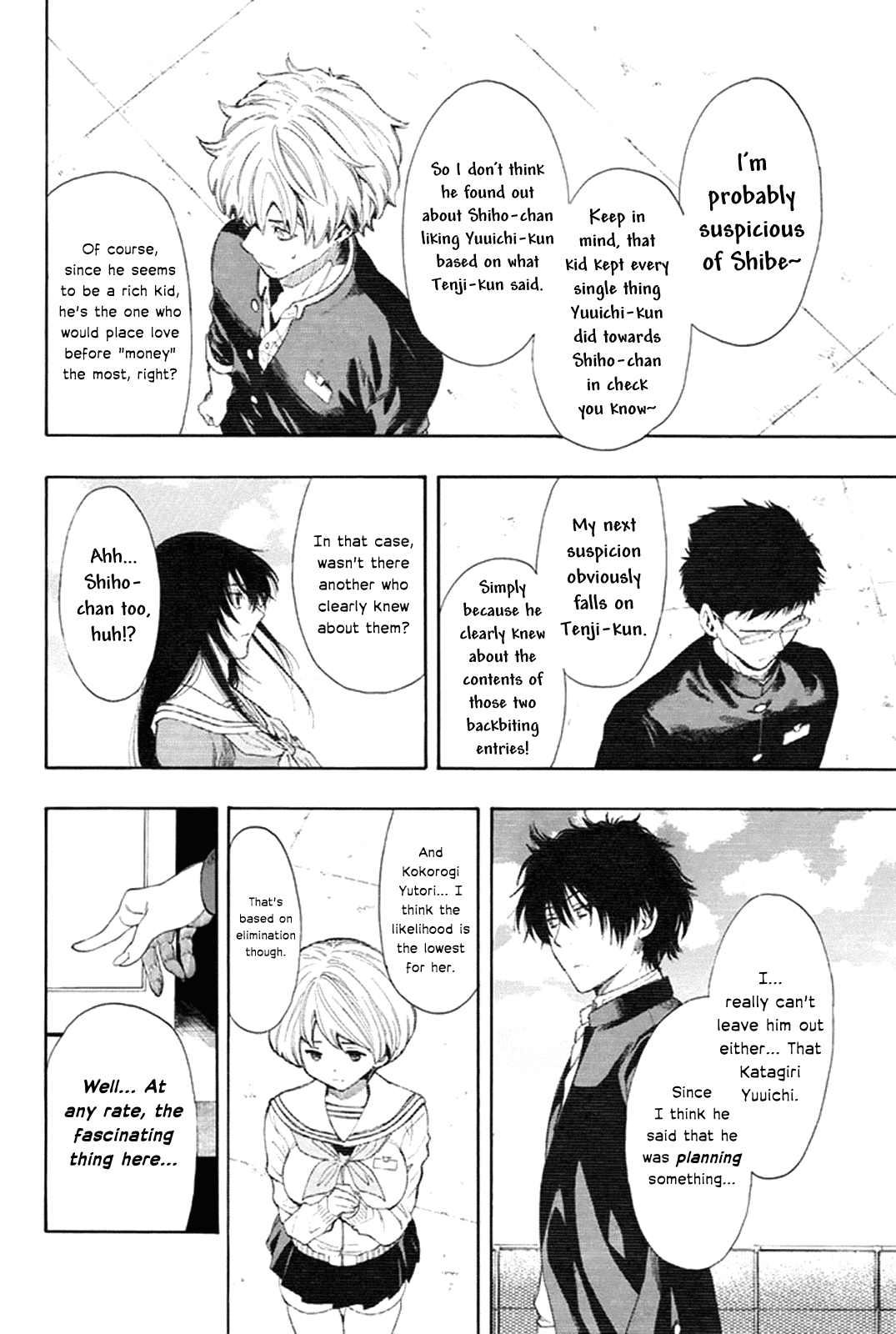 Tomodachi Game Chapter 5 page 27 - Chapter 5: I'm Sure You Gys Have Much to Say, Don't 'cha..?