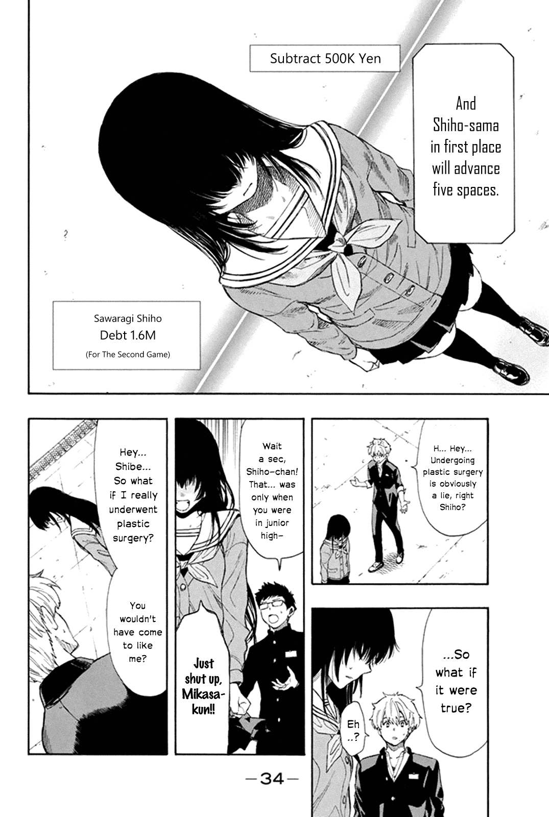 Tomodachi Game Chapter 5 page 35 - Chapter 5: I'm Sure You Gys Have Much to Say, Don't 'cha..?