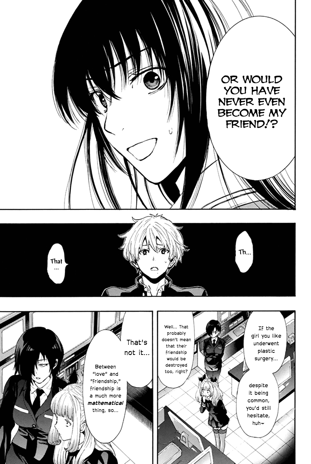 Tomodachi Game Chapter 5 page 36 - Chapter 5: I'm Sure You Gys Have Much to Say, Don't 'cha..?