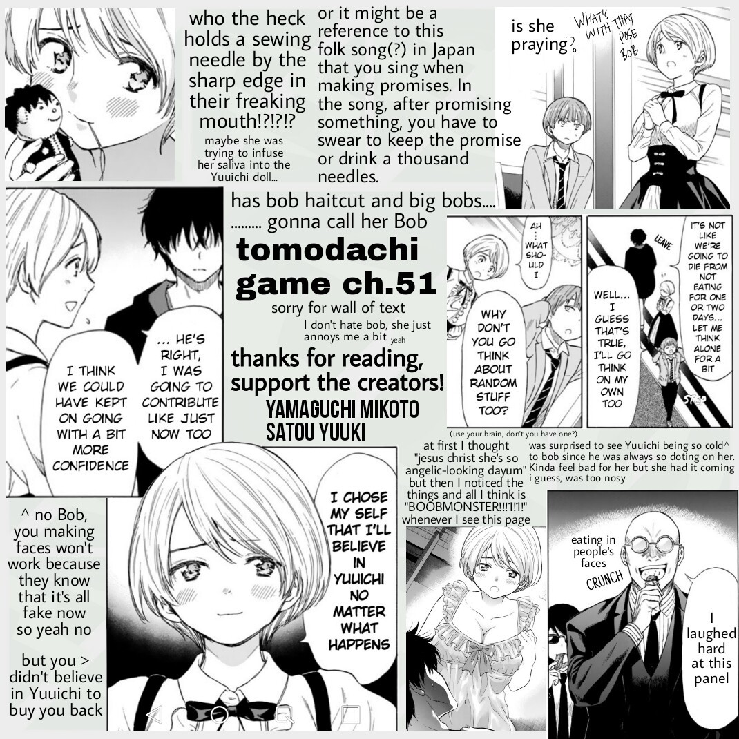 Tomodachi Game Chapter 51 page 37 - Chapter 51: "Well... Let's Keep it a Secret"