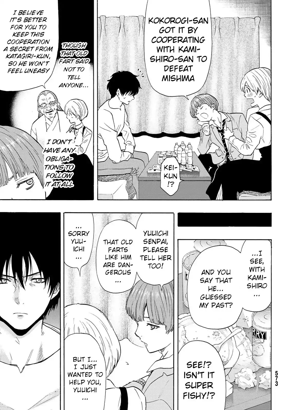 Tomodachi Game Chapter 53 page 11 - Chapter 53: I Would Say Her Weakness is You... Kei-Kun