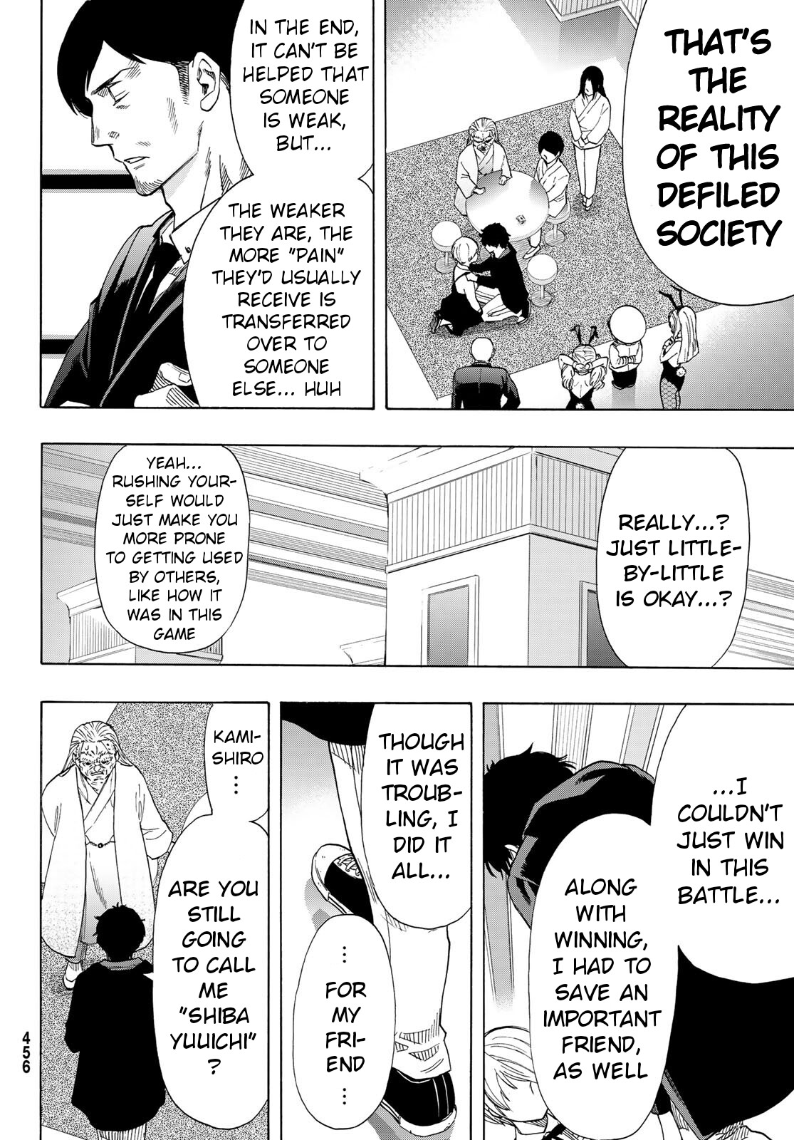 Tomodachi Game Chapter 60 page 28 - Chapter 60: "You Might Have Gone Too Far"