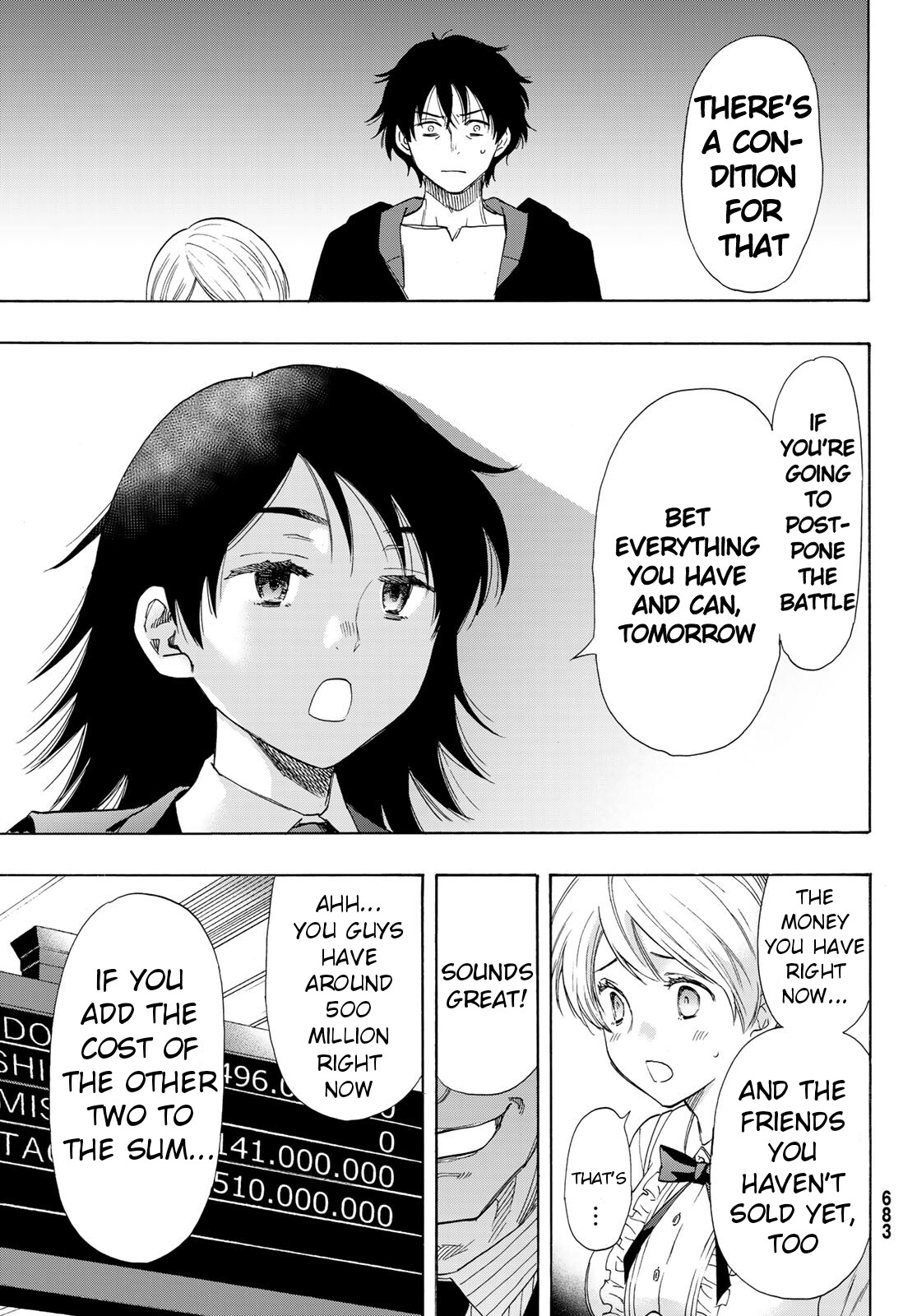 Tomodachi Game Chapter 61 page 13 - Chapter 61: "It Would be a Good Battle"