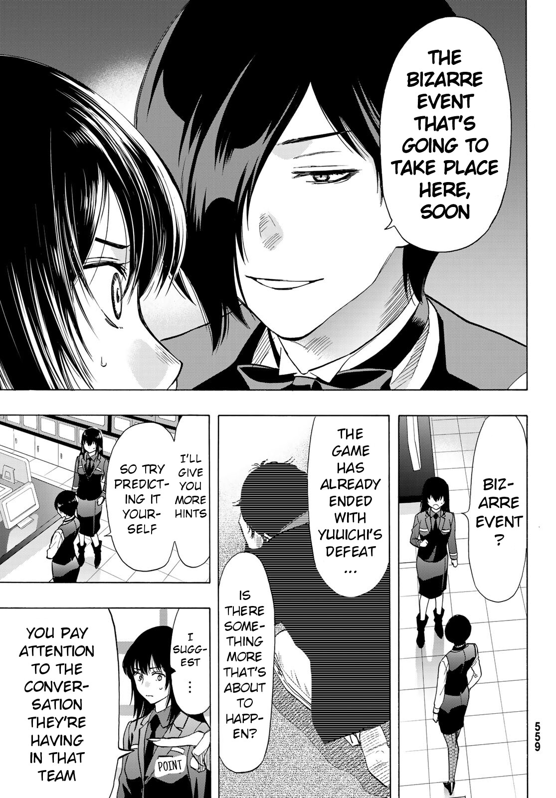 Tomodachi Game Chapter 64 page 5 - Chapter 64: "From What I've Confirmed Just Now..."