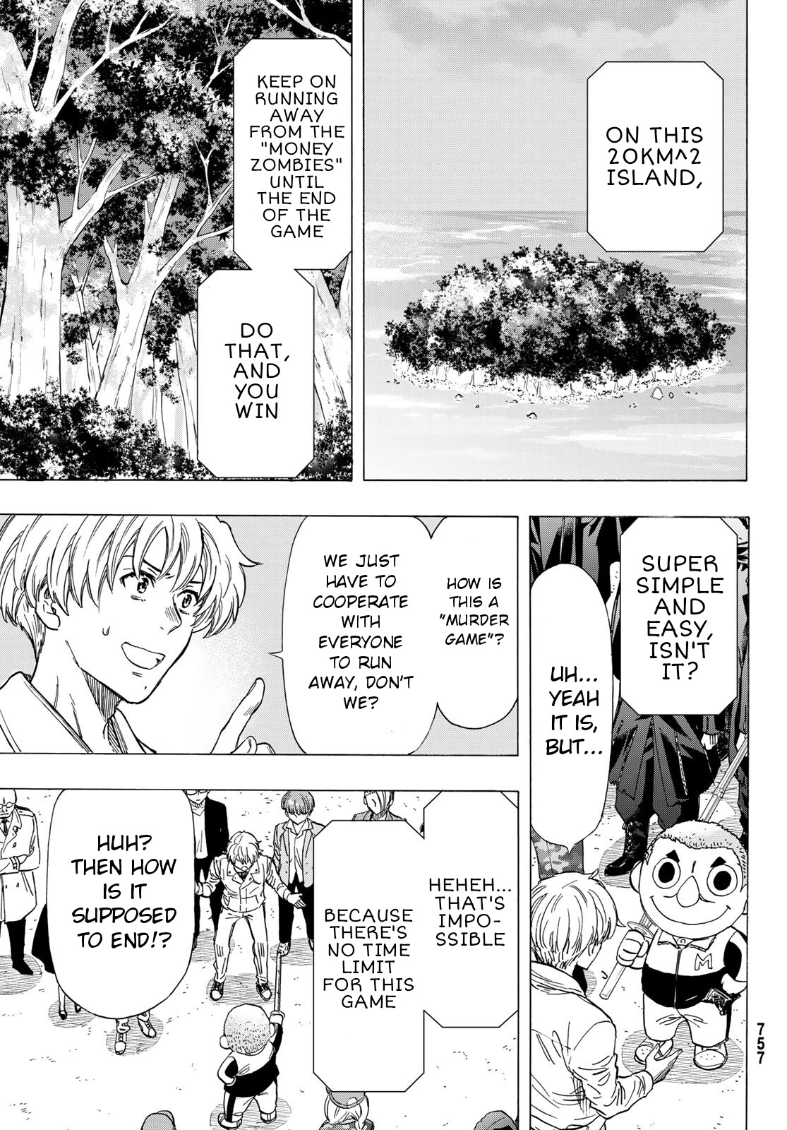 Tomodachi Game Chapter 67 page 9 - Chapter 67: "I'm Going to Have You Guys Kill Each Other"