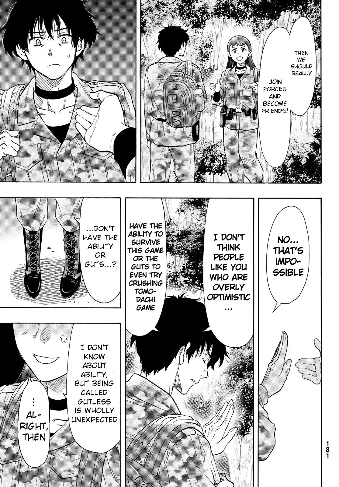 Tomodachi Game Chapter 68 page 11 - Chapter 68: "If You're Going to Make Comrades... or Not"