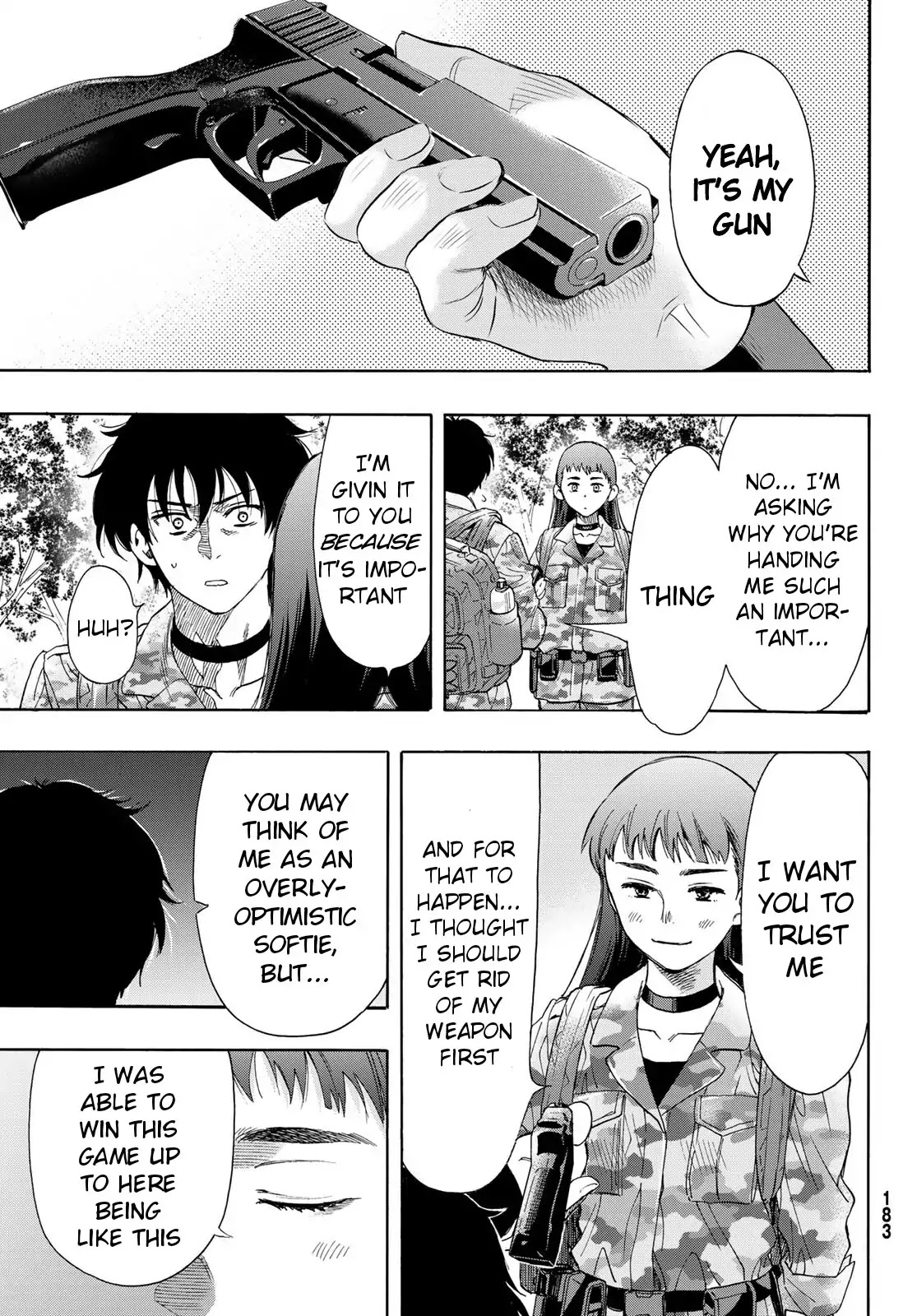 Tomodachi Game Chapter 68 page 13 - Chapter 68: "If You're Going to Make Comrades... or Not"