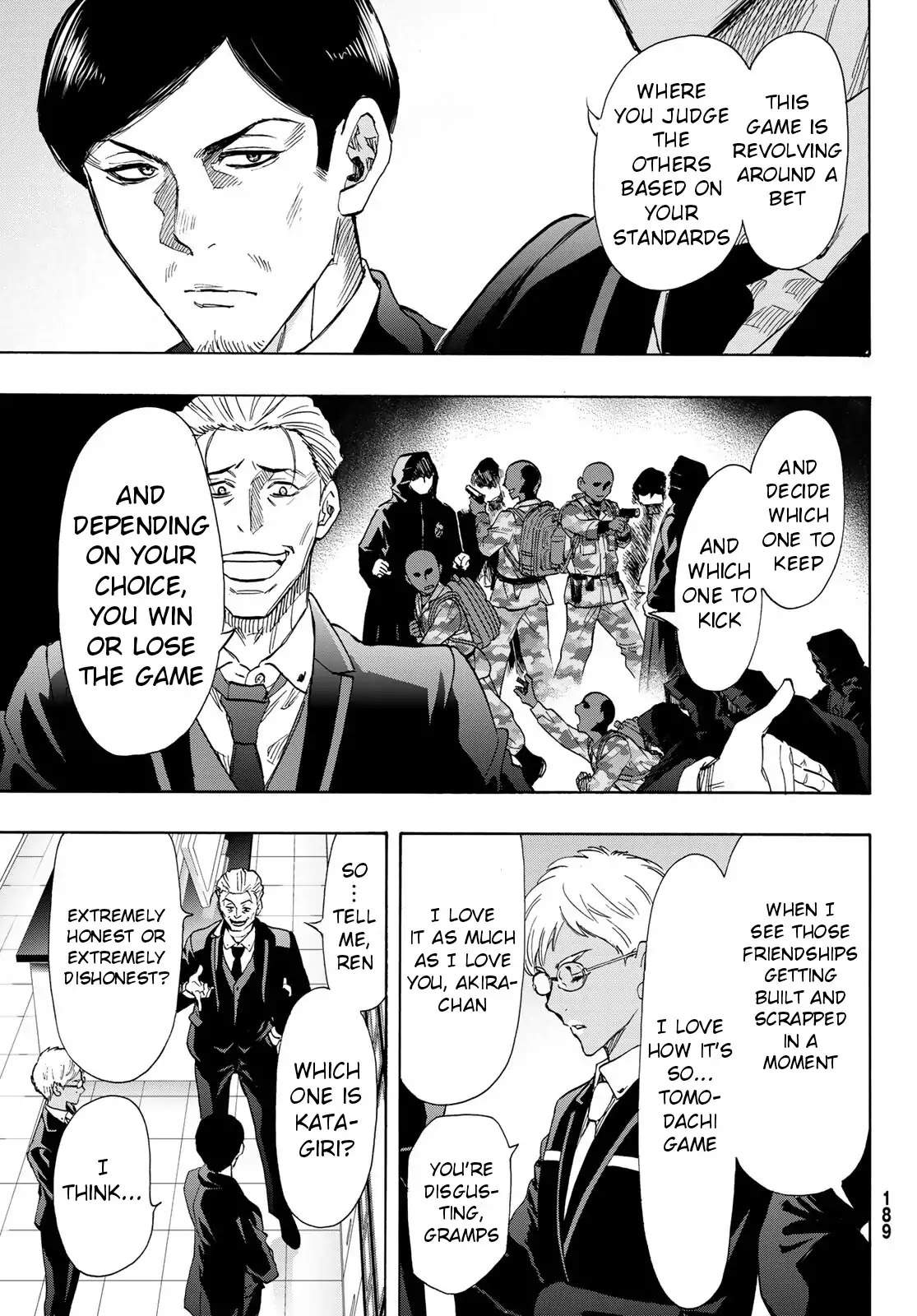 Tomodachi Game Chapter 68 page 19 - Chapter 68: "If You're Going to Make Comrades... or Not"