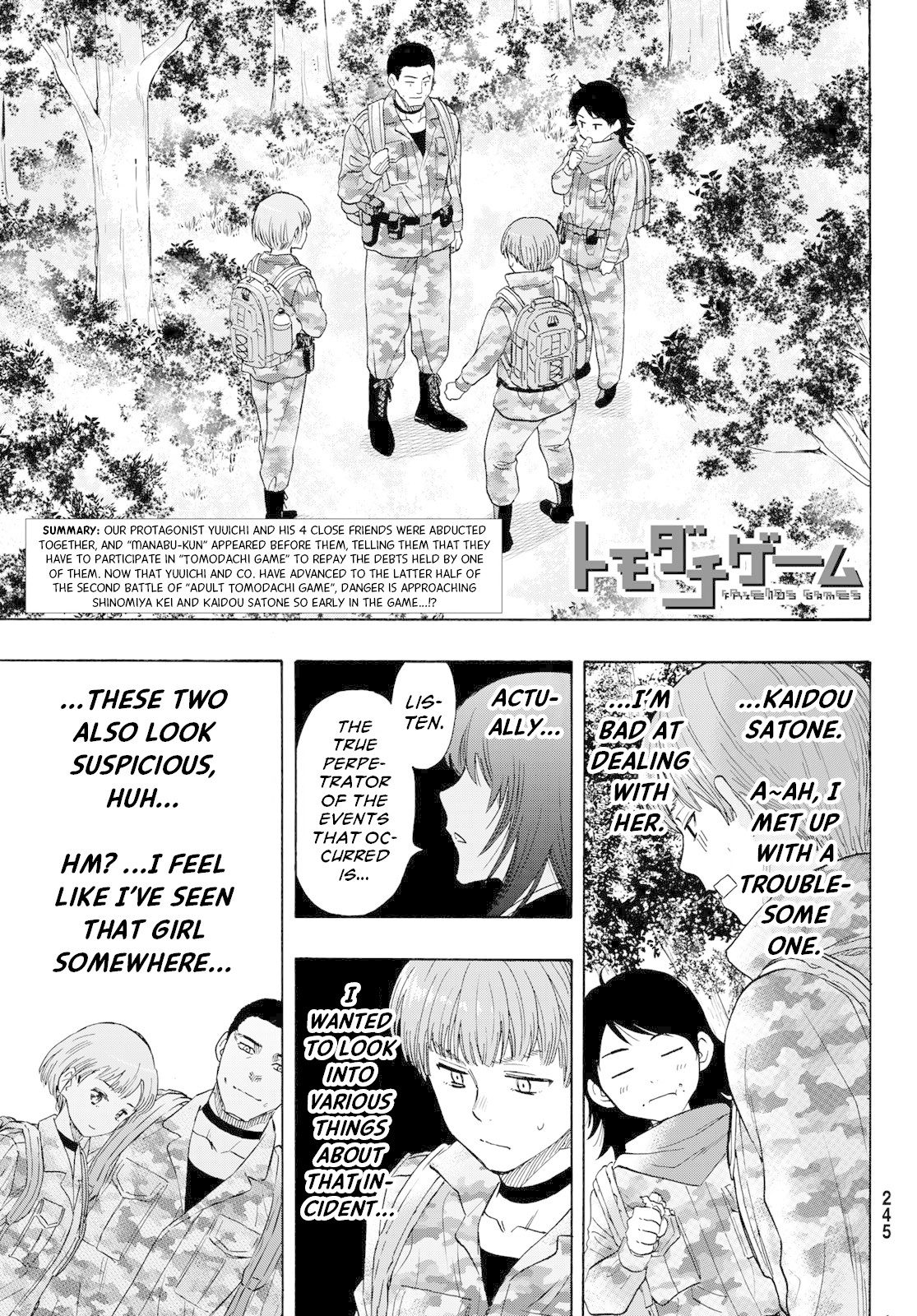 Tomodachi Game Chapter 69 page 3 - Chapter 69: We Look Forward to the New Tactics You'll Show Us