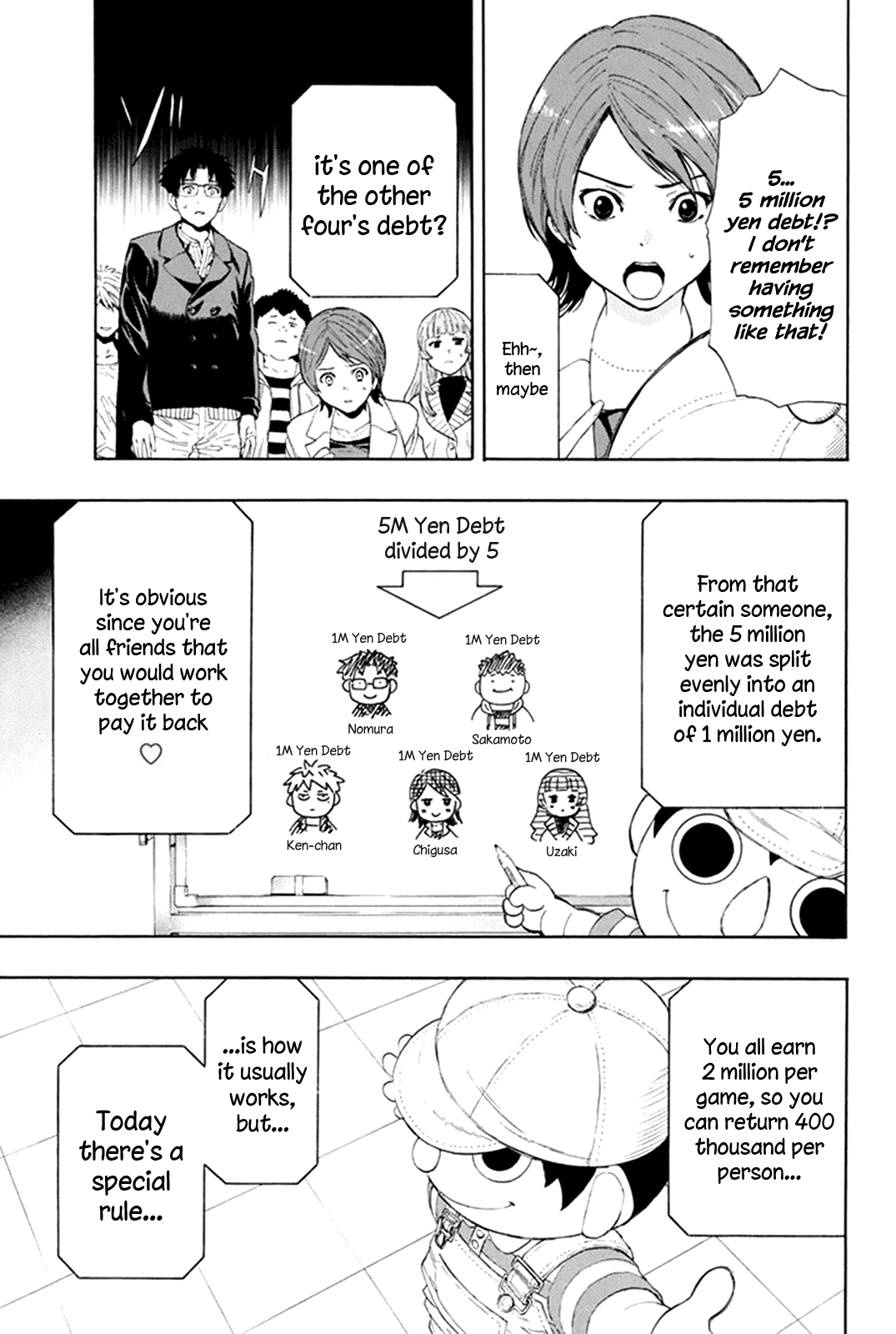 Tomodachi Game Chapter 7.1 page 13 - Chapter 7.1: Special 1: Ken-chan, Are You Okay?