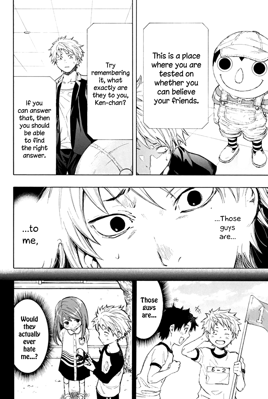 Tomodachi Game Chapter 7.1 page 34 - Chapter 7.1: Special 1: Ken-chan, Are You Okay?