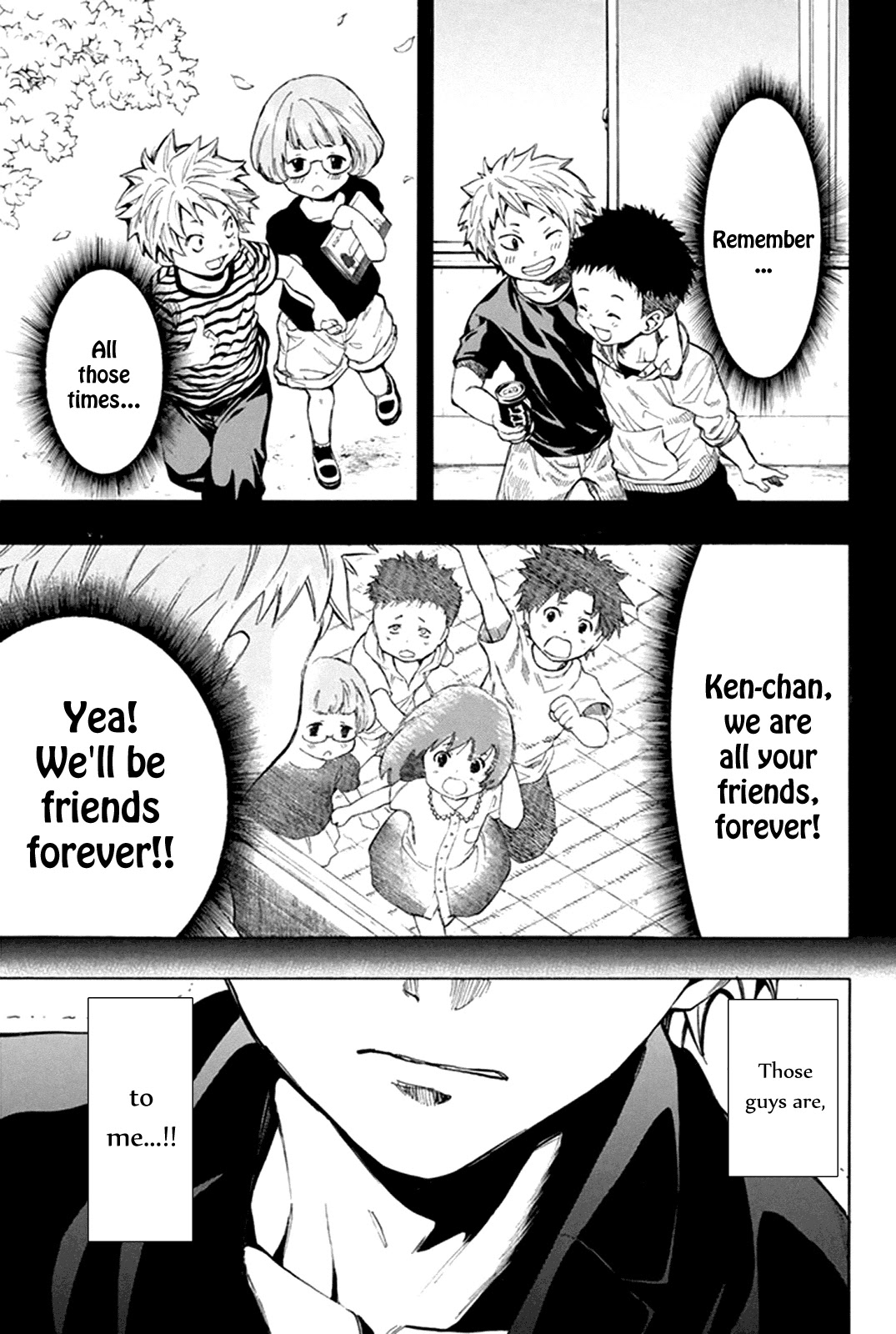Tomodachi Game Chapter 7.1 page 35 - Chapter 7.1: Special 1: Ken-chan, Are You Okay?