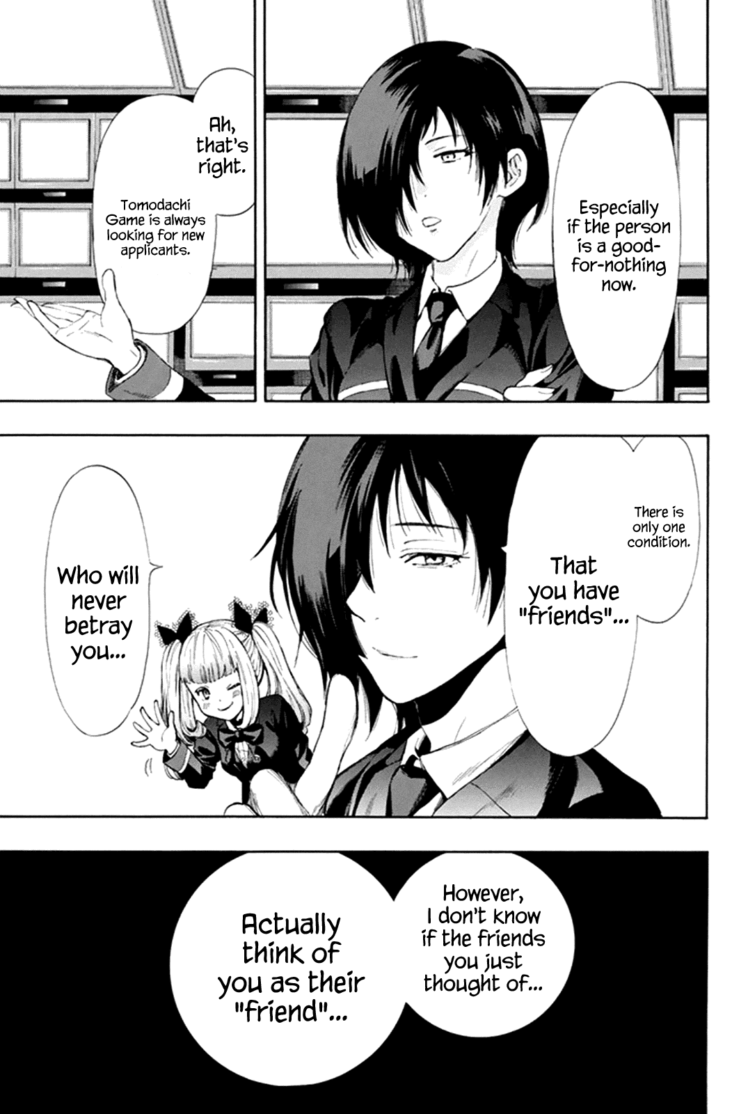Tomodachi Game Chapter 7.1 page 45 - Chapter 7.1: Special 1: Ken-chan, Are You Okay?