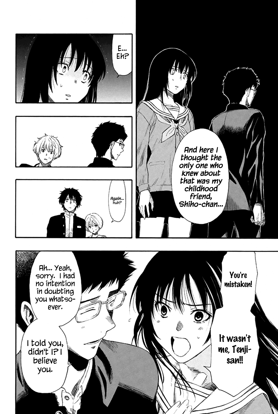Tomodachi Game Chapter 7 page 22 - Chapter 7: Shibe, Is This Legit?