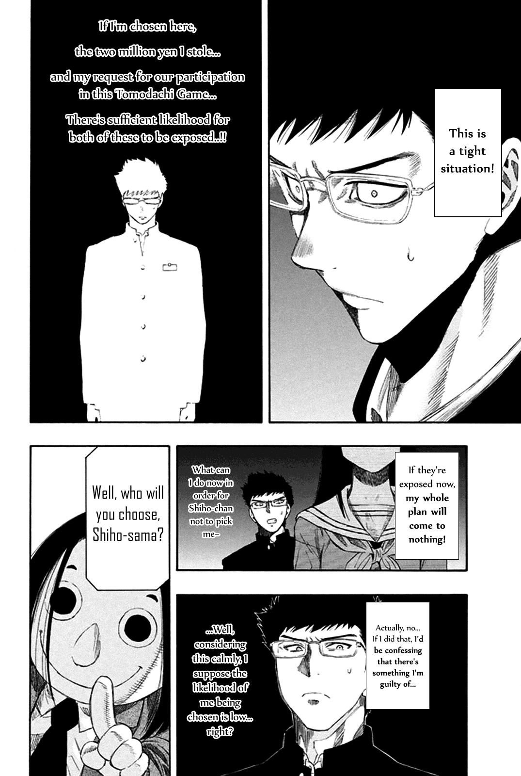 Tomodachi Game Chapter 7 page 26 - Chapter 7: Shibe, Is This Legit?