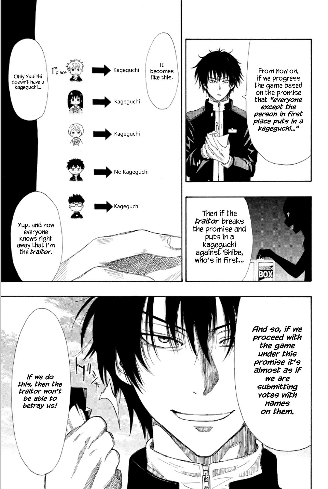 Tomodachi Game Chapter 8 page 24 - Chapter 8: Yuuichi-kun's Pretty Stupid, Ain't He!?