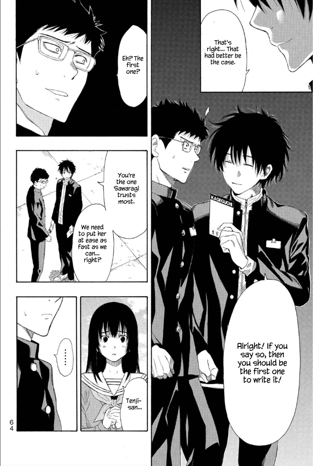 Tomodachi Game Chapter 9 page 14 - Chapter 9: I'll Announce the Final Kageguchi~