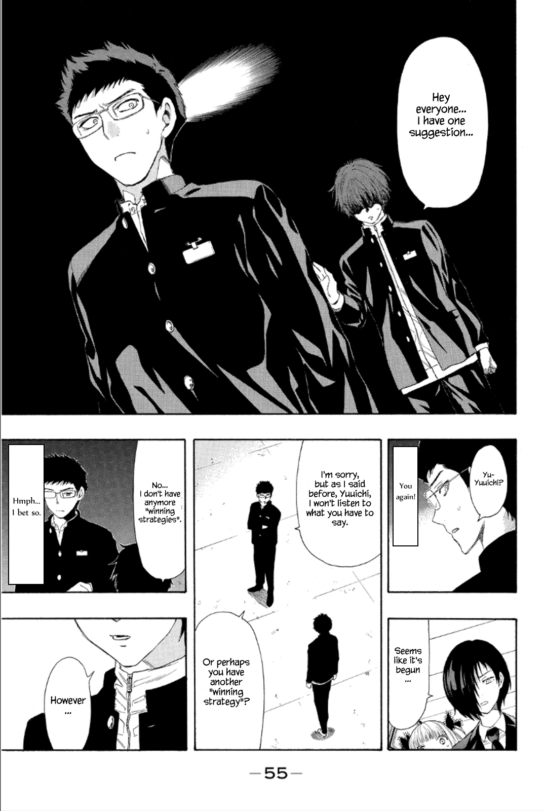 Tomodachi Game Chapter 9 page 5 - Chapter 9: I'll Announce the Final Kageguchi~