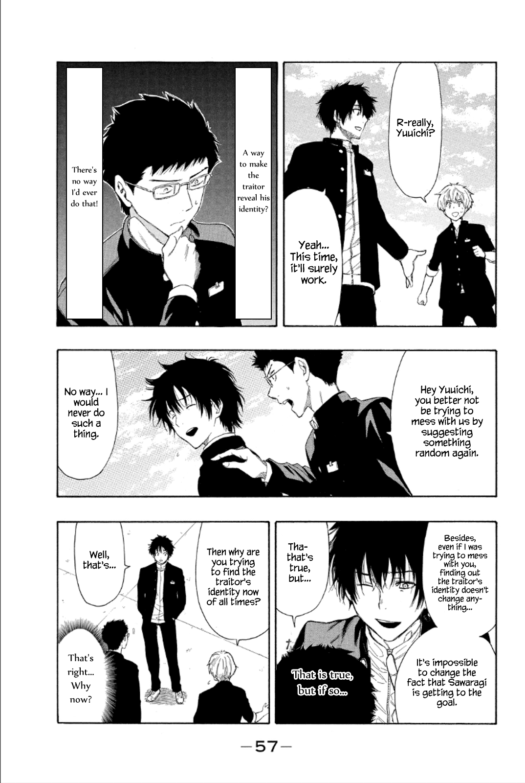 Tomodachi Game Chapter 9 page 7 - Chapter 9: I'll Announce the Final Kageguchi~