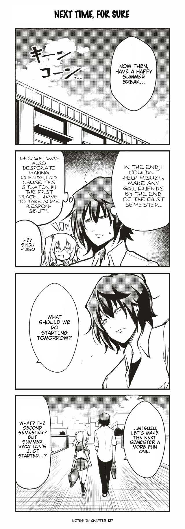 Tomodachi o Tsukurou Chapter 123 page 1 - Chapter 123: Next time, for sure