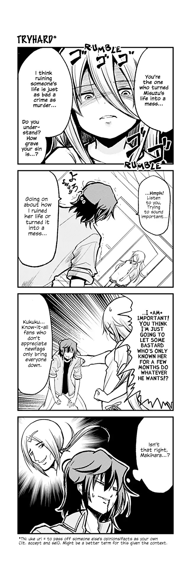 Tomodachi o Tsukurou Chapter 144 page 1 - Chapter 144: Tryhard