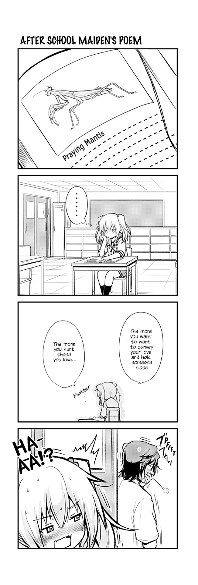Tomodachi o Tsukurou Chapter 158 page 1 - Chapter 158: Afterschool maiden's poem