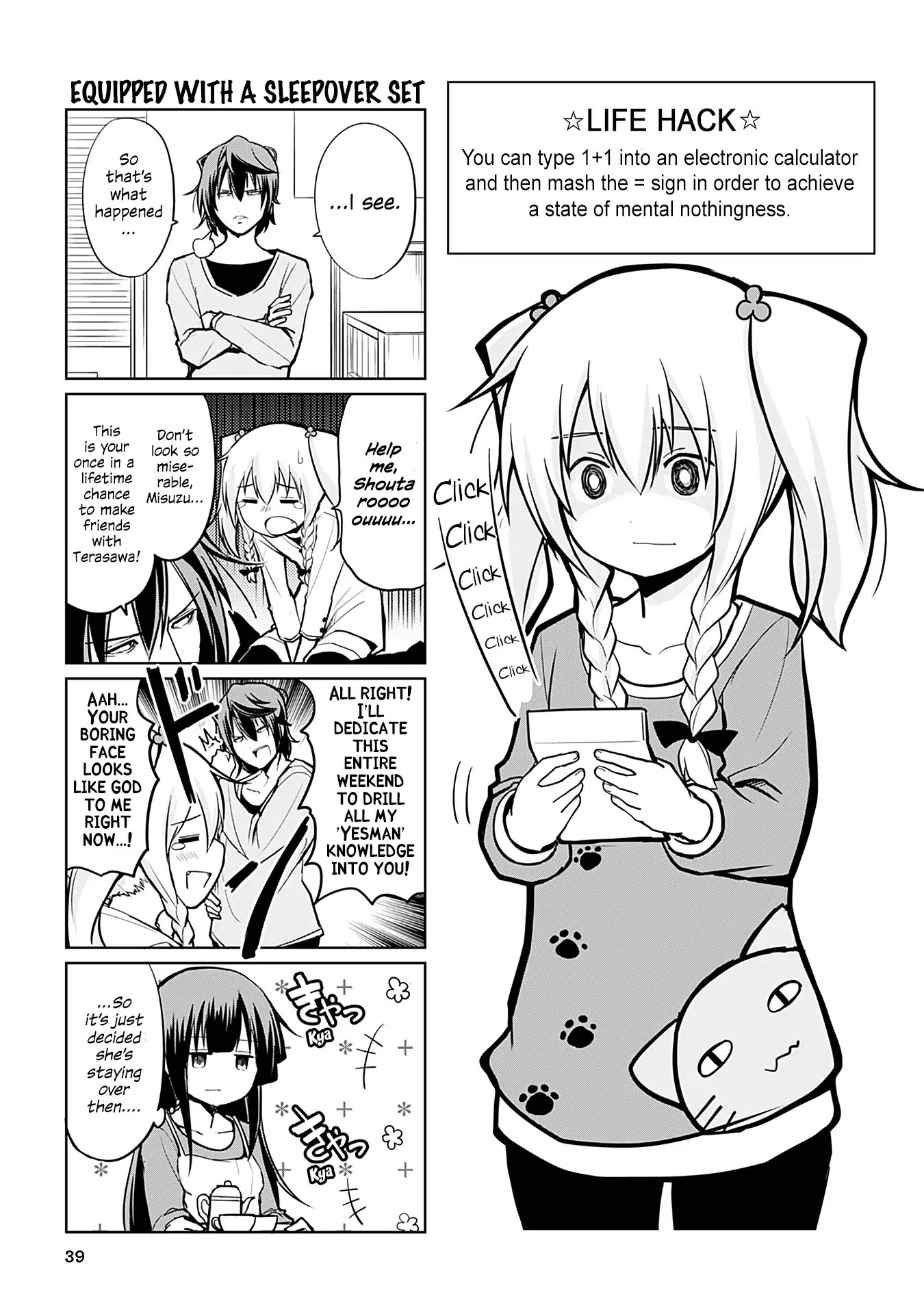 Tomodachi o Tsukurou Chapter 232 page 1 - Chapter 232: Equipped with a sleepover set