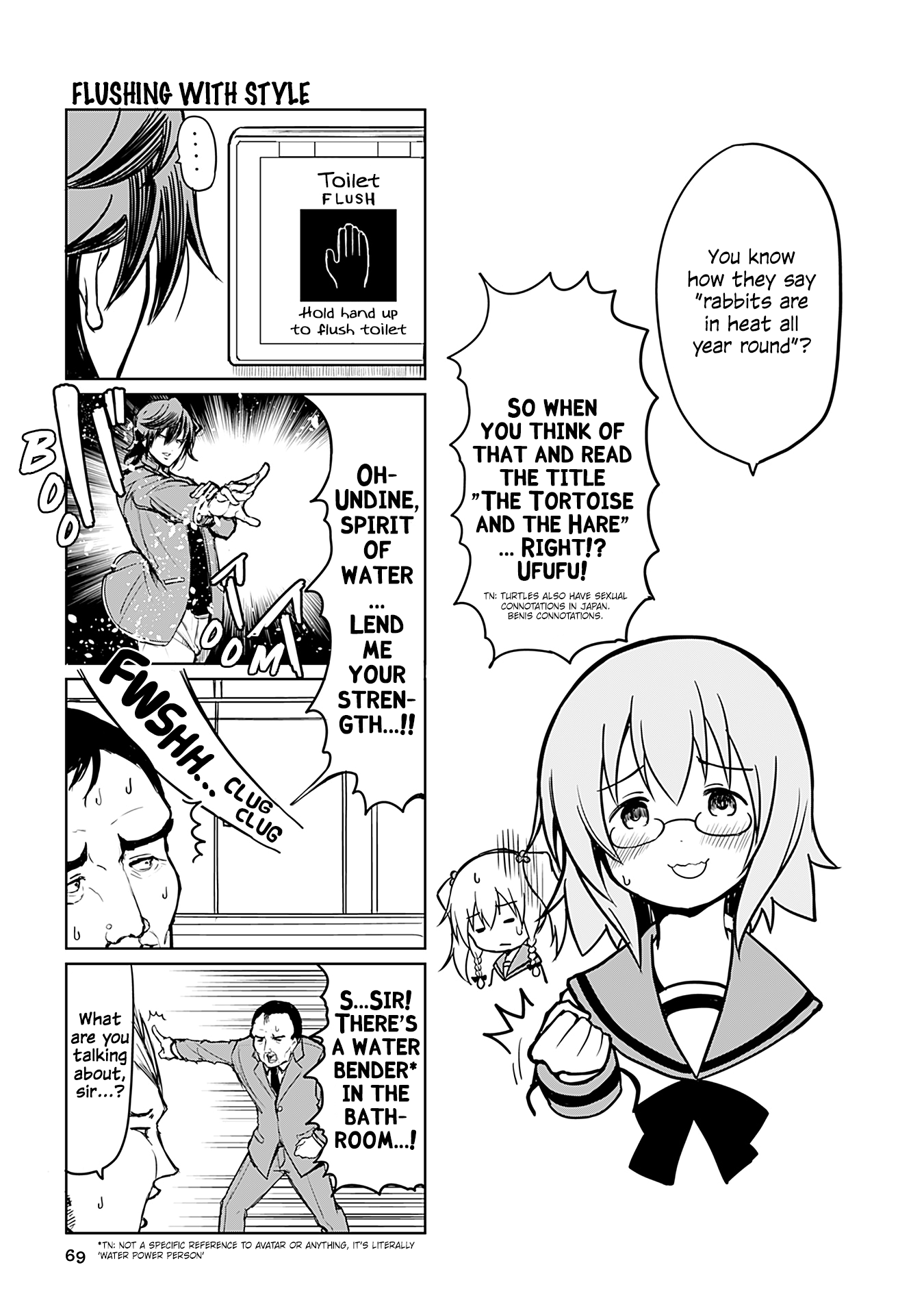 Tomodachi o Tsukurou Chapter 274 page 1 - Chapter 274: Flushing with style