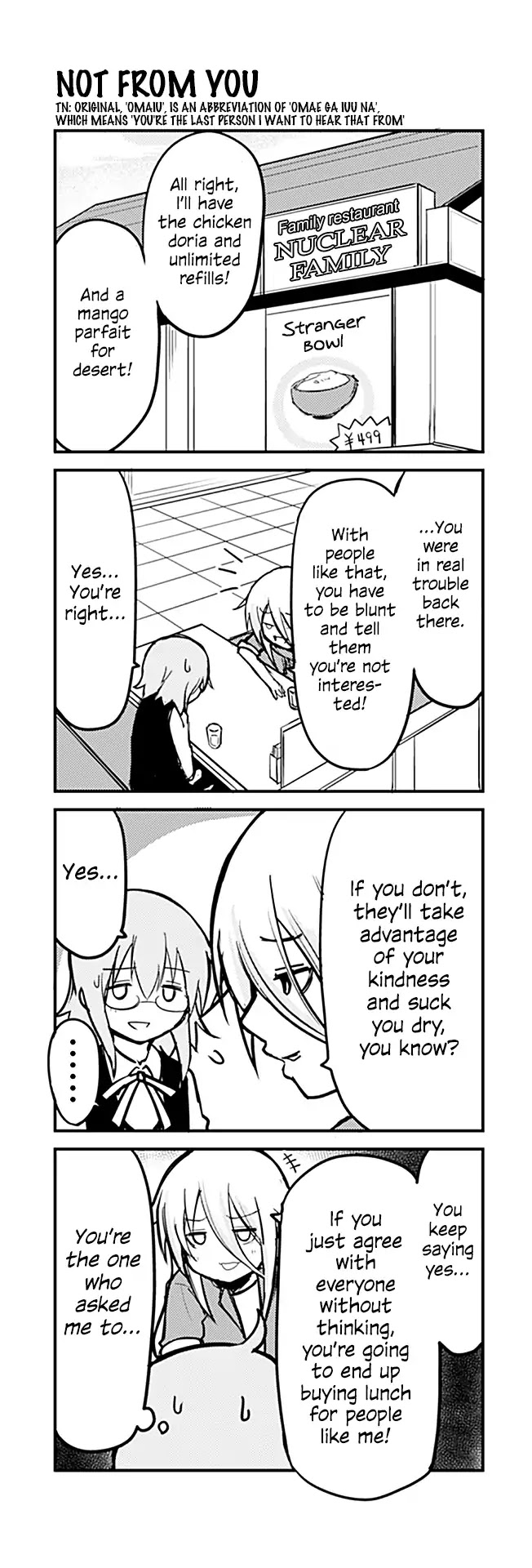 Tomodachi o Tsukurou Chapter 290 page 1 - Chapter 290: Not from you