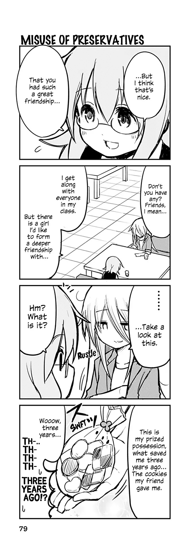 Tomodachi o Tsukurou Chapter 292 page 1 - Chapter 292: Misuse of preservatives.