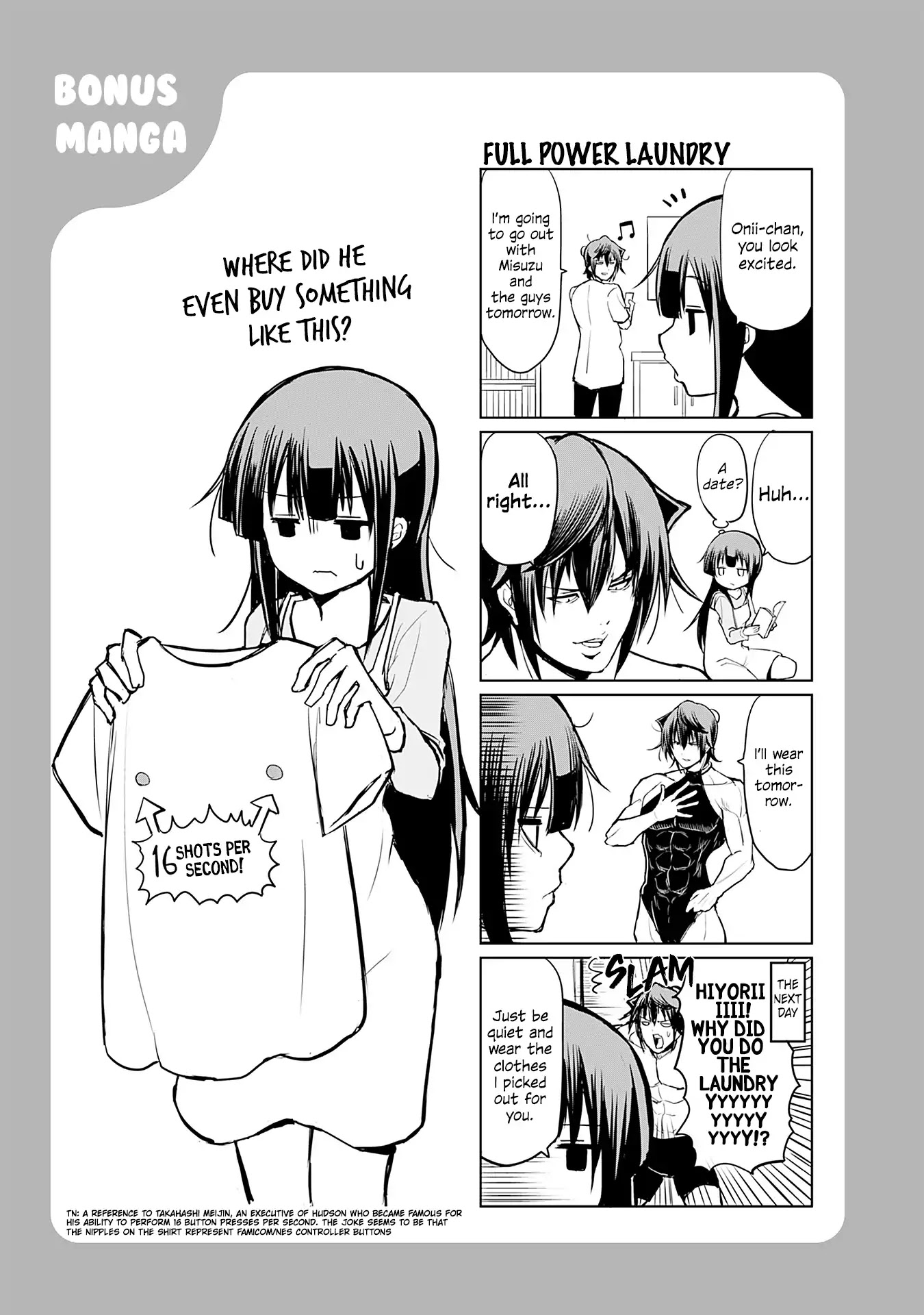 Tomodachi o Tsukurou Chapter 301.5 page 1 - Chapter 301.5: Full-power laundry