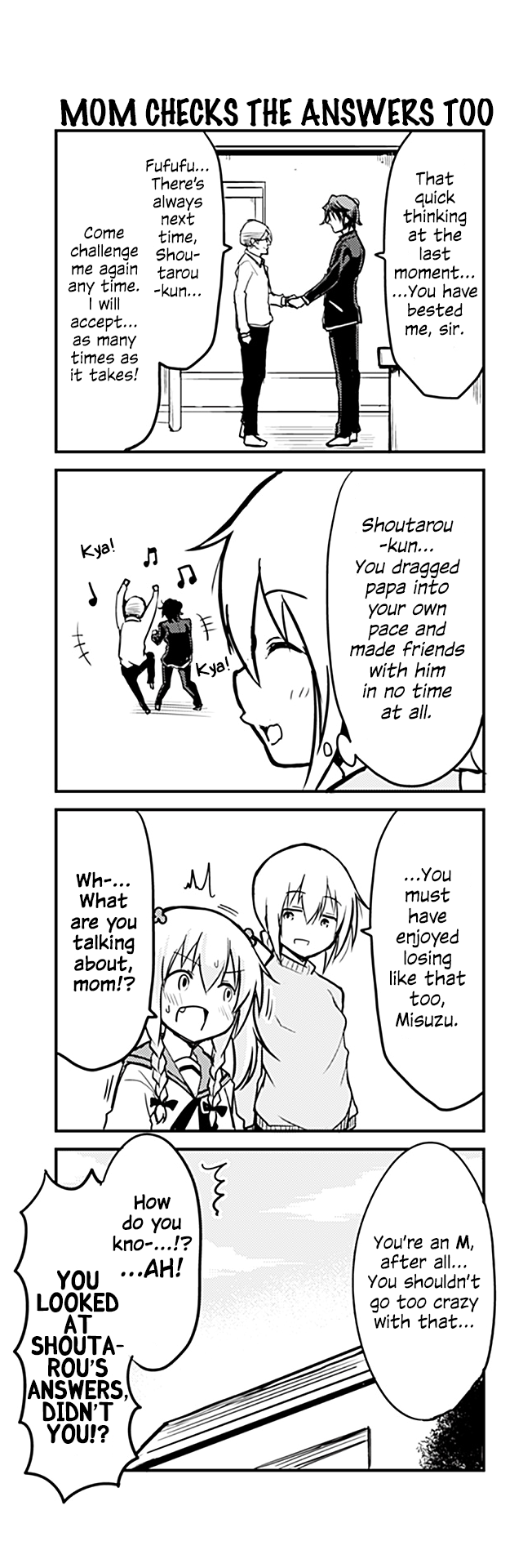 Tomodachi o Tsukurou Chapter 343 page 1 - Chapter 343: Mom checks the answers too
