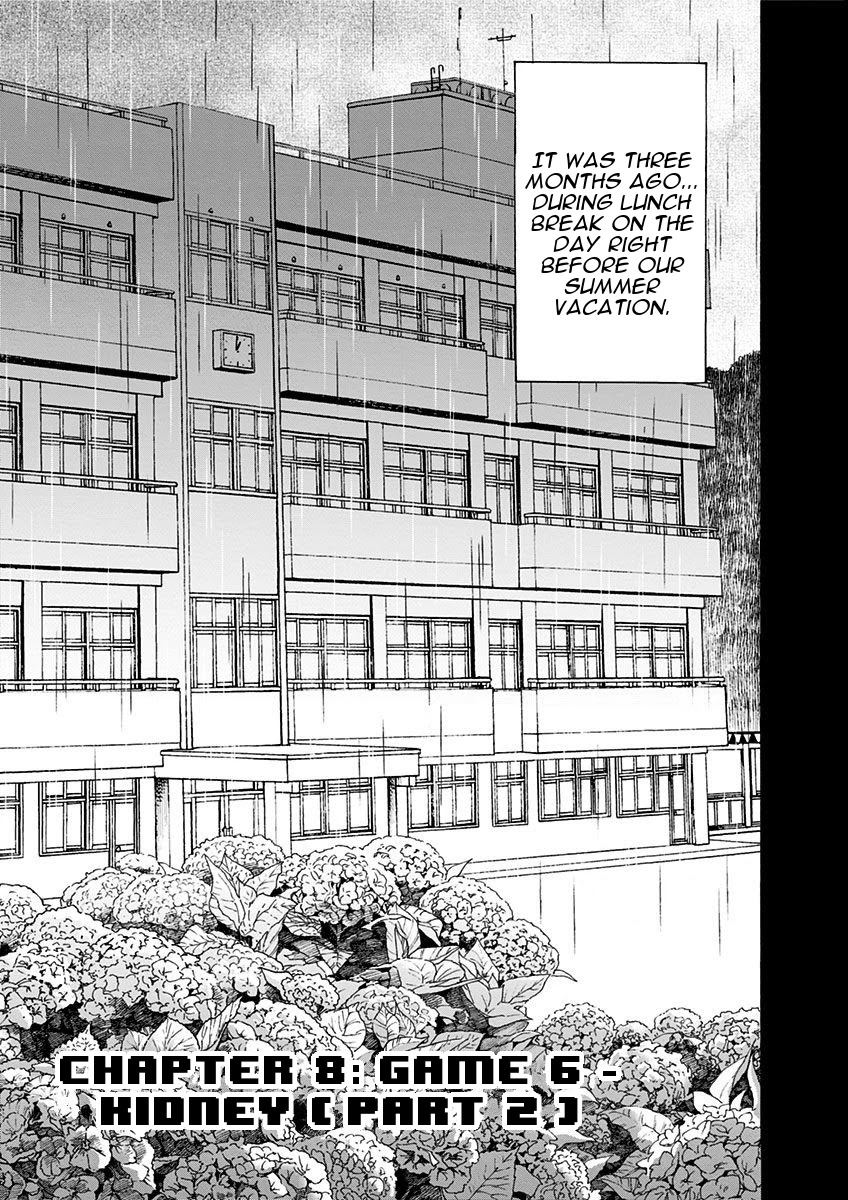 Tomogui Kyoushitsu Chapter 8 page 1 - Chapter 8: Game 6 - Kidney (Part 2)