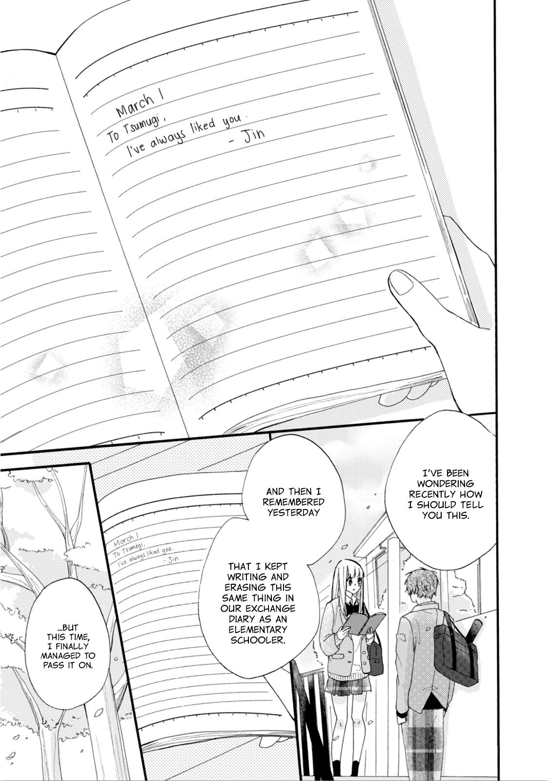 Tomokoi Chapter 4 page 36 - Chapter 4: I Want To Tell Him I Love Him [END]