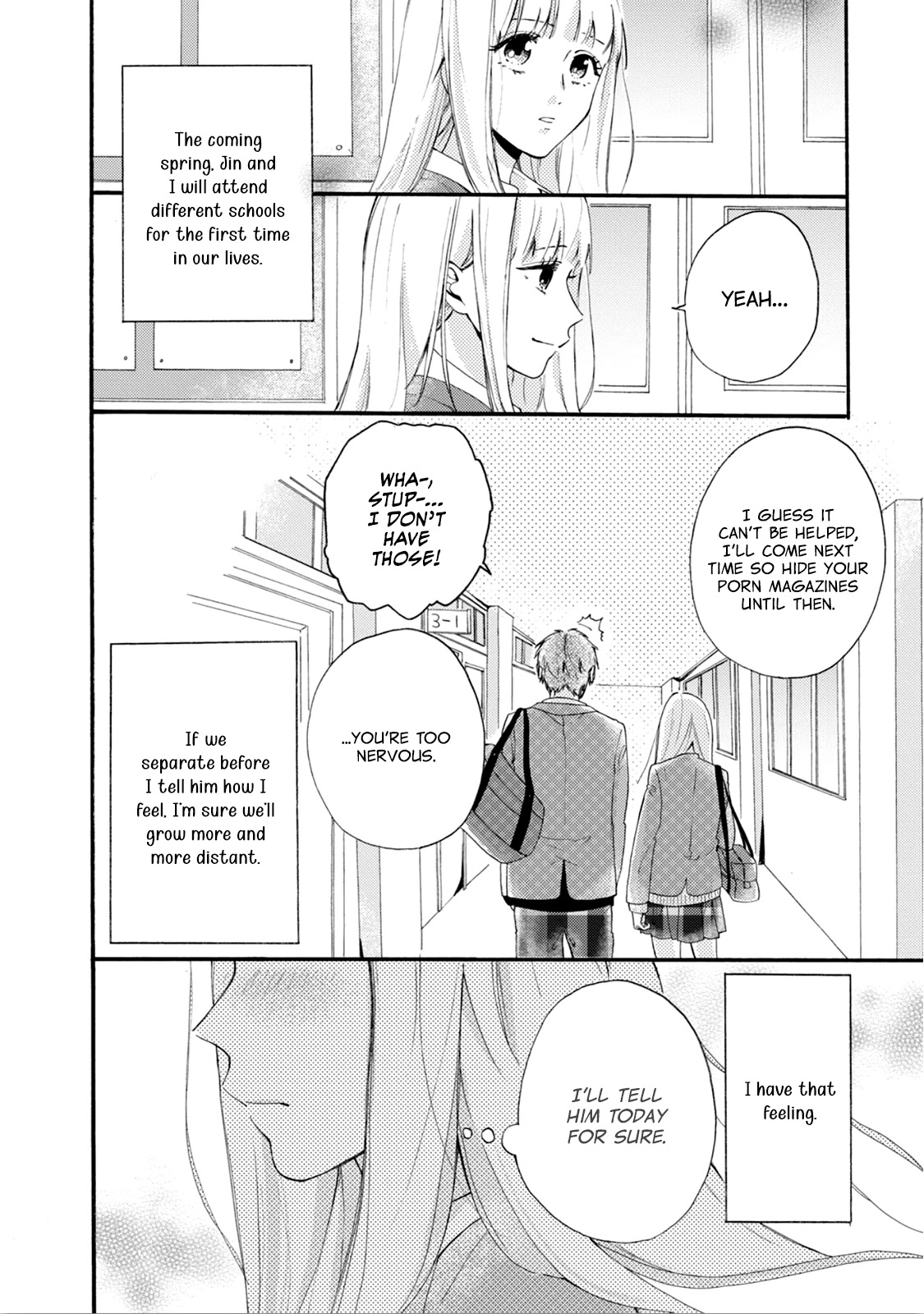 Tomokoi Chapter 4 page 8 - Chapter 4: I Want To Tell Him I Love Him [END]